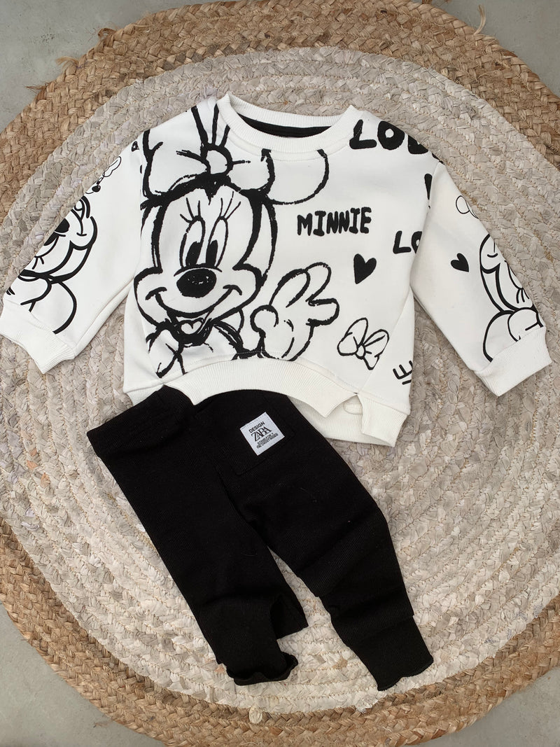SET ME MINNIE MOUSE BLUZE DHE STRECE TE ZEZA