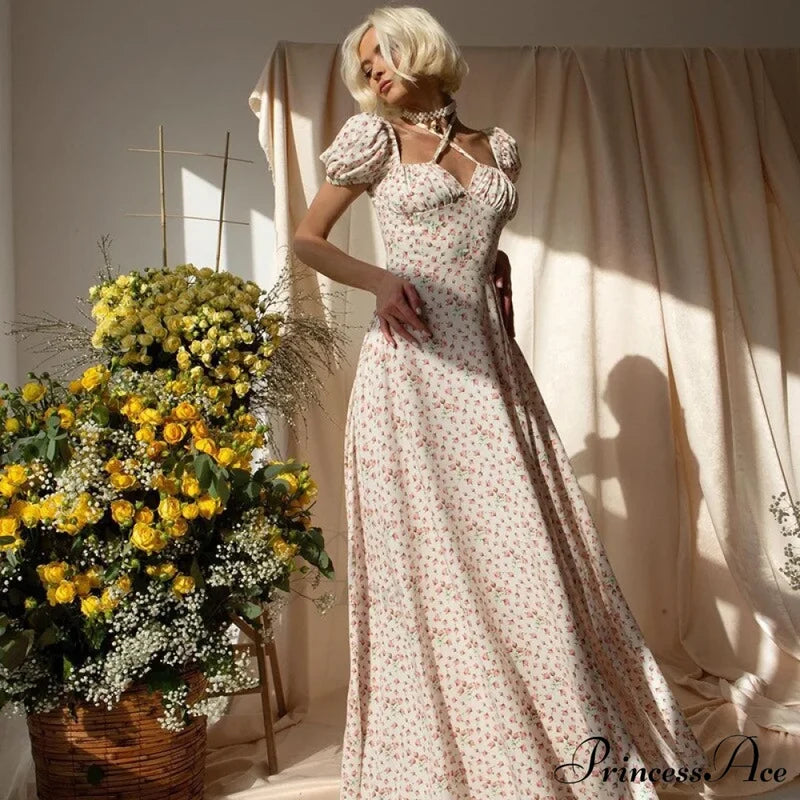 Club Split Night Design Gown Women Bodycon For Warm-Season Long Dresses Backless Party Flower High