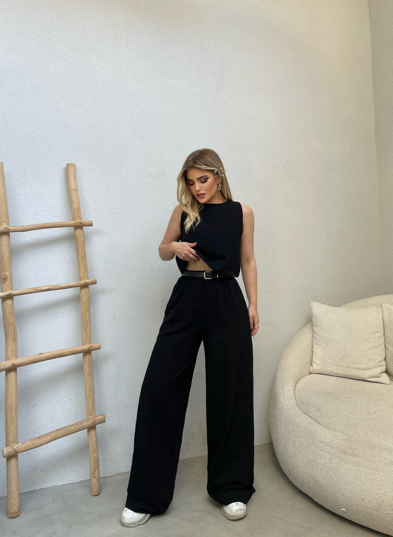 KOSTUM CROP DHE PANTALLONA