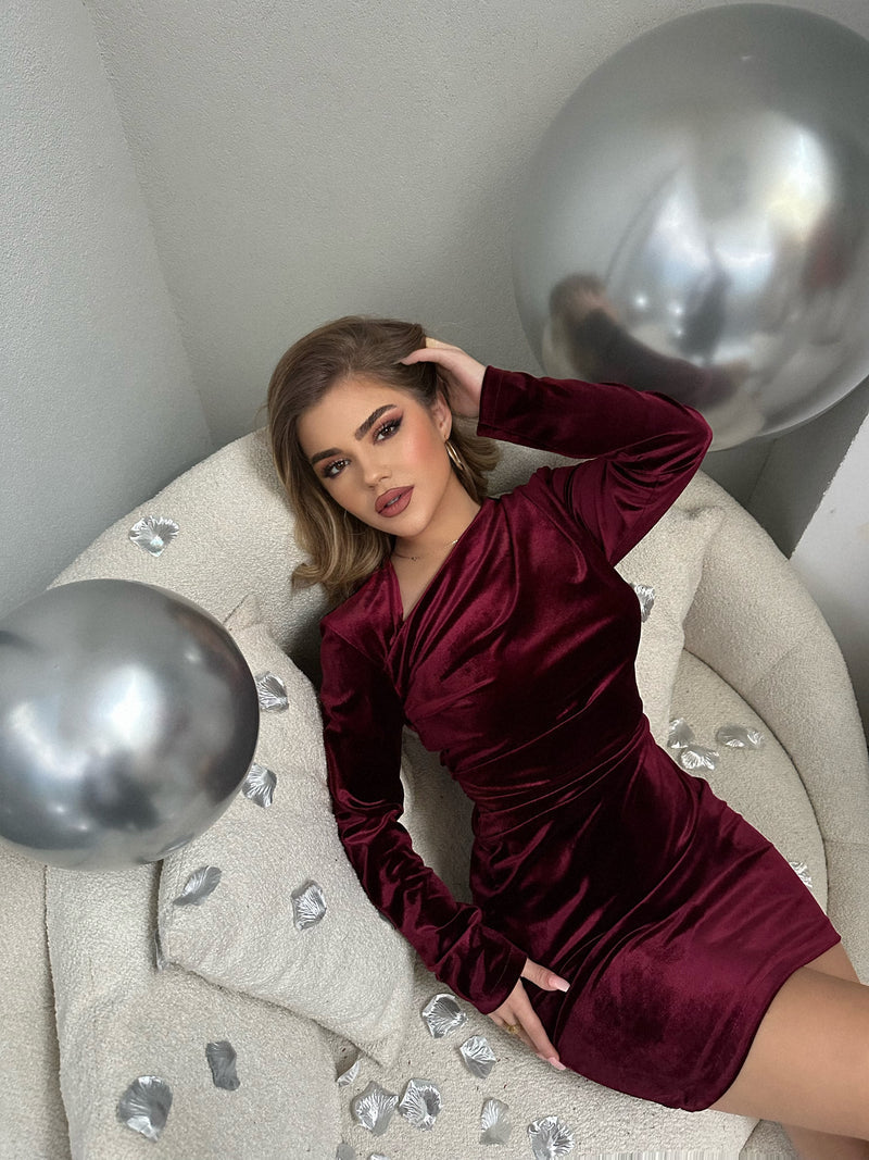 FUSTAN VELVET ME KRAHE TE GJATE