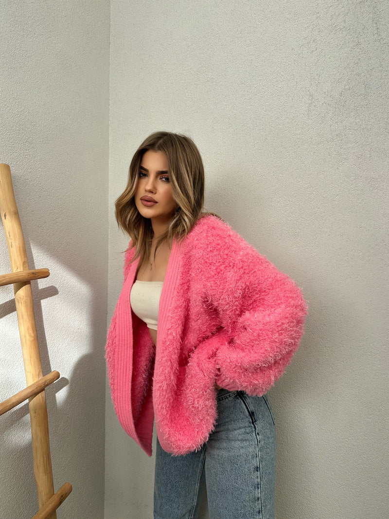 CARDIGAN ME PUSH DHE XHEPA PARA