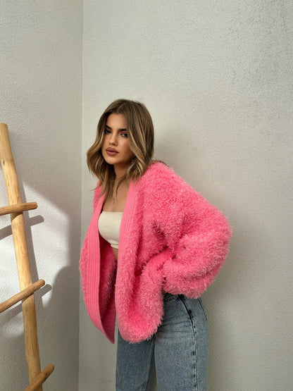 CARDIGAN ME PUSH DHE XHEPA PARA