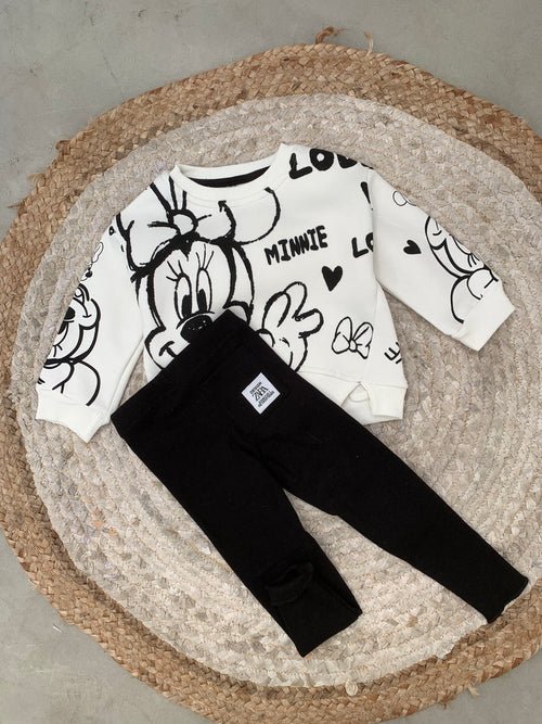 SET ME MINNIE MOUSE BLUZE DHE STRECE TE ZEZA