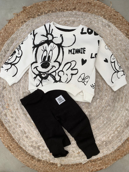 SET ME MINNIE MOUSE BLUZE DHE STRECE TE ZEZA