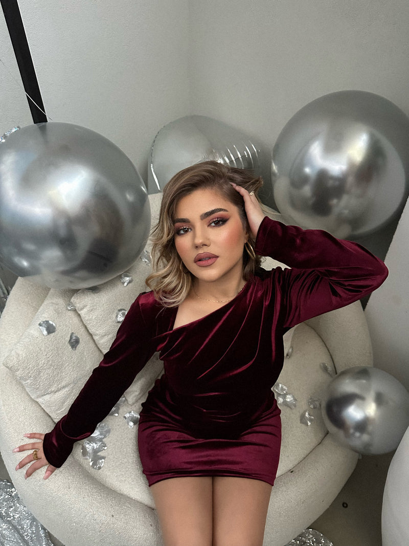 FUSTAN VELVET ME KRAHE TE GJATE