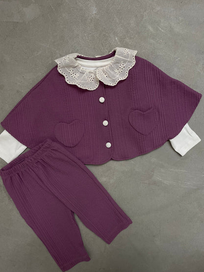 SET BLUZE ,PELERINE DHE TUTA