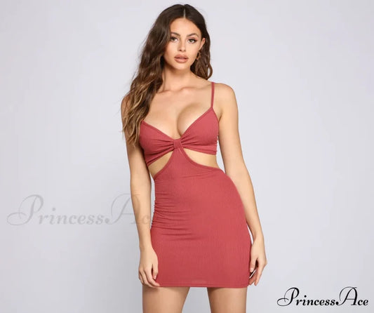 Absolute Bombshell Cutout Mini Dress - Lady Occasions