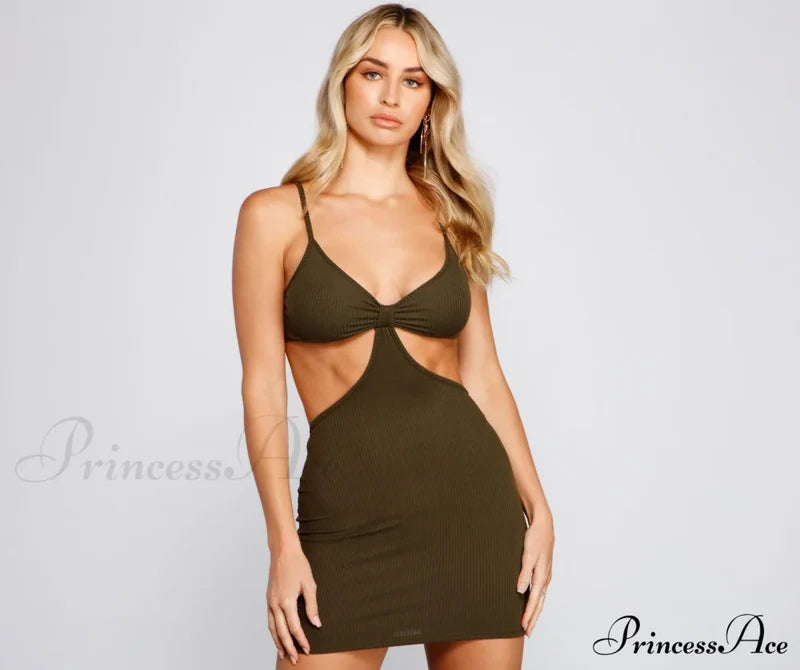 Absolute Bombshell Cutout Mini Dress - Lady Occasions