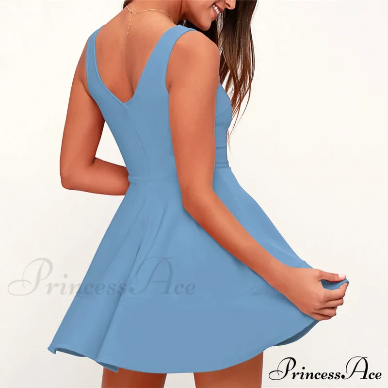 Black Skater Mini Dress S / Mini