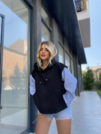 BLUZE ME KEMISHE NE PJESEN E POSHTME