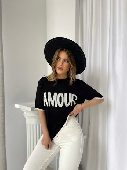 BLUZE ME KRAHE TE SHKURTER AMOUR