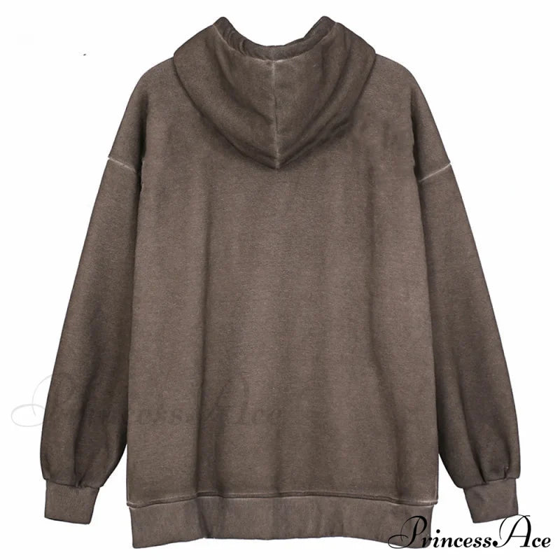 Angel Dark Print Streetwear Hoody Jacket