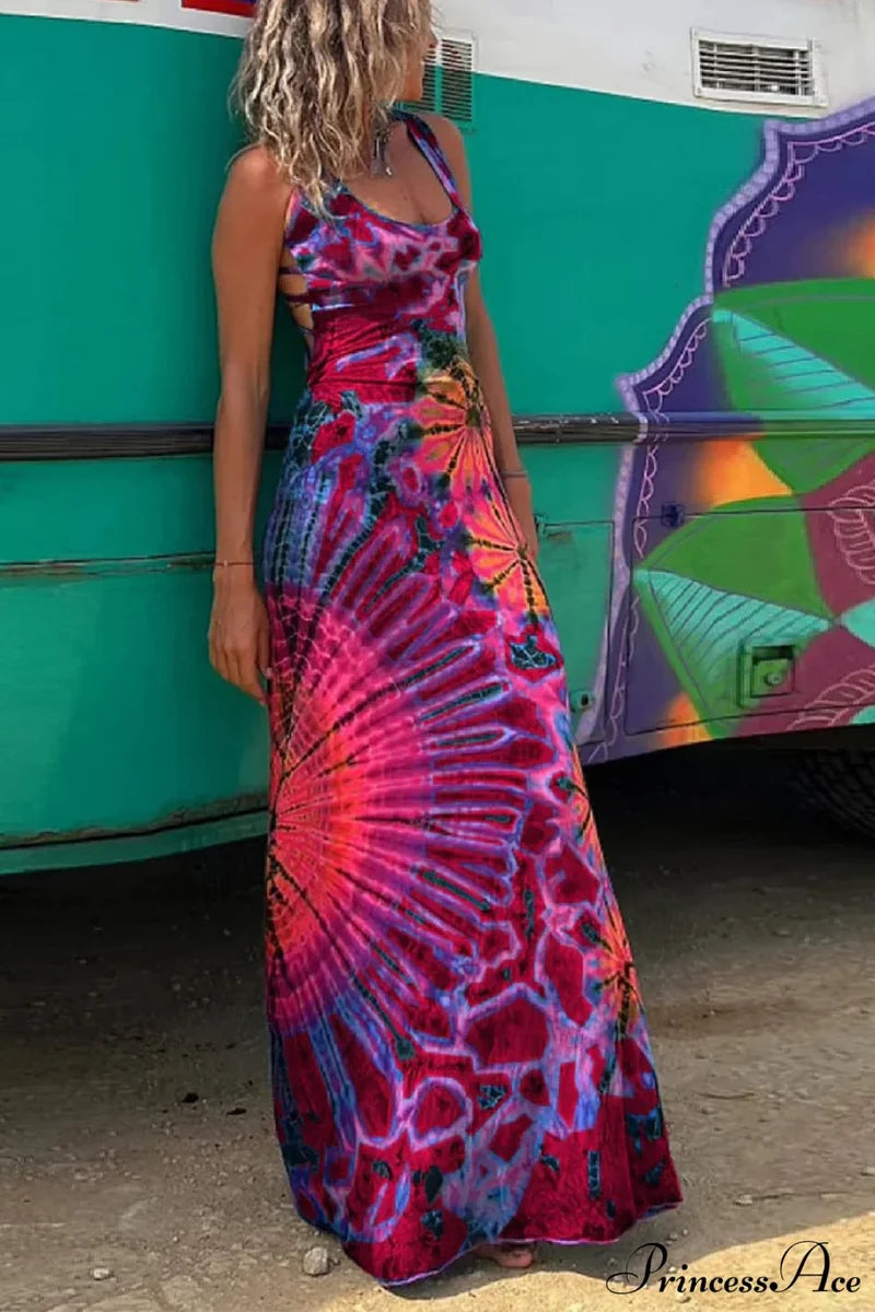 Halter Elegant Strapless Dress Red / S Dresses