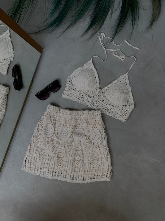SET PLAZHI ME DANTELLE