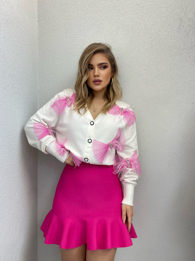 PULOVER ME FJONGO ROZE