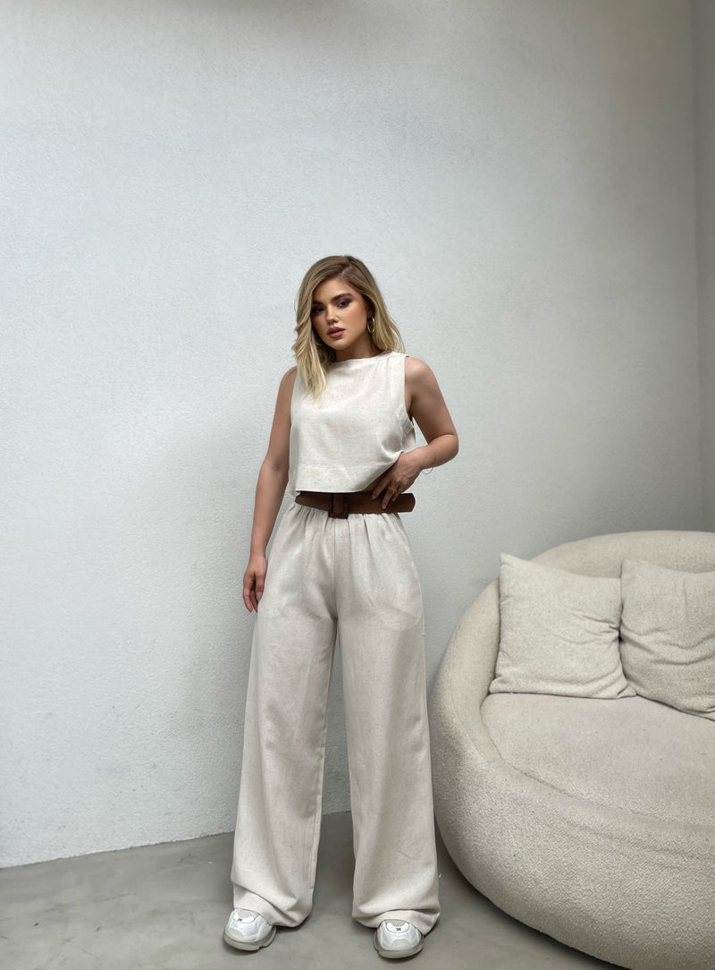 KOSTUM CROP DHE PANTALLONA
