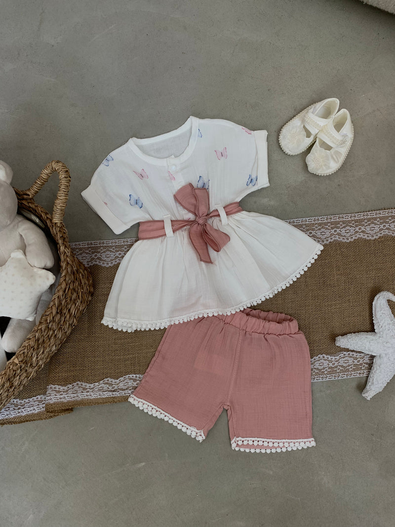 SET BLUZE E GJATE DHE PANTALLONA TE SHKURTER