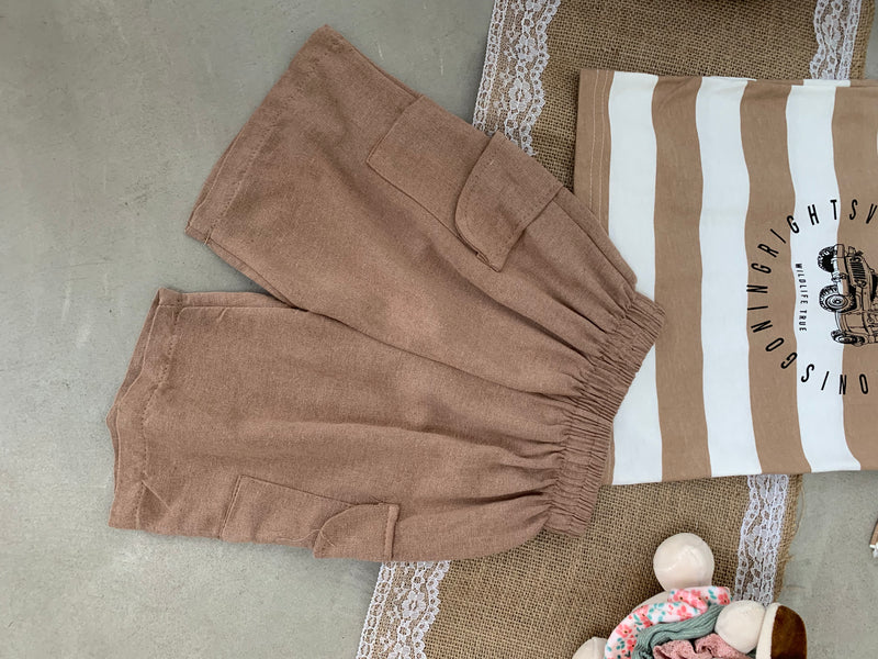 SET BLUZE ME VIZA DHE PANTALLONA TE SHKURTER