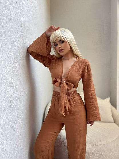 SET LINO CROP DHE PANTALLONA TE GJATA