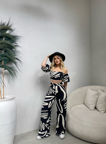 SET CROP DHE PANTALLONA