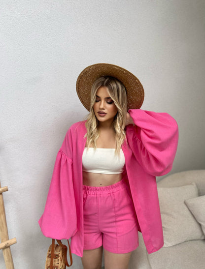 SET KIMONO ME PANTALLONA TE SHKURTER