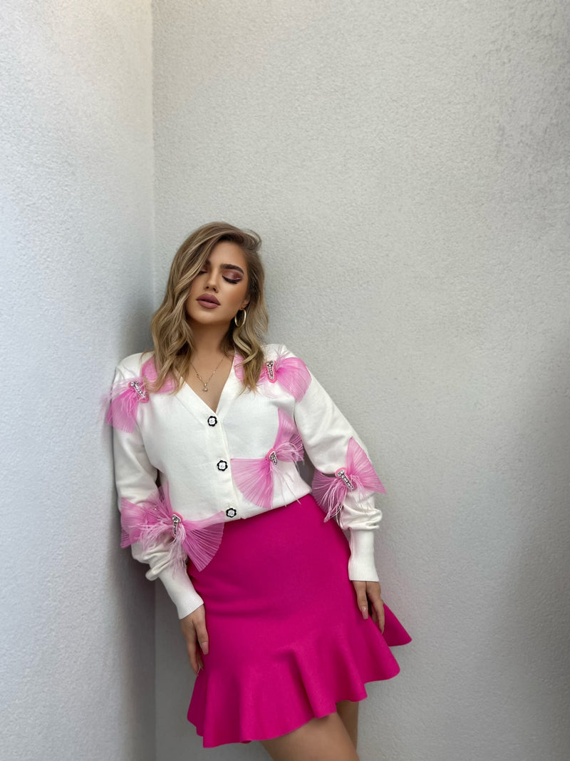 PULOVER ME FJONGO ROZE