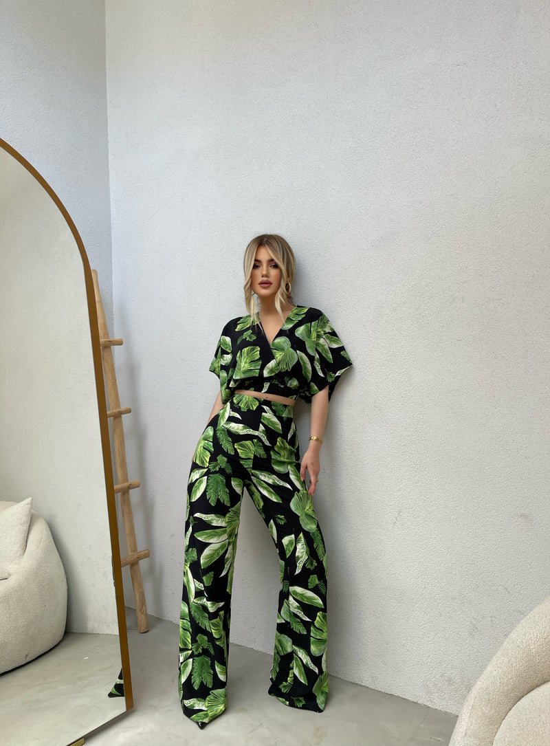 SET CROP DHE PANTALLONA TE GJATA