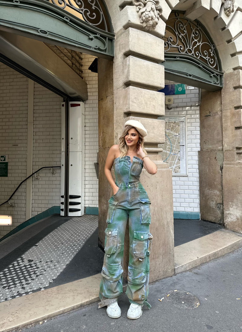 JUMPSUIT BUST USHTARAK STIL CARGO