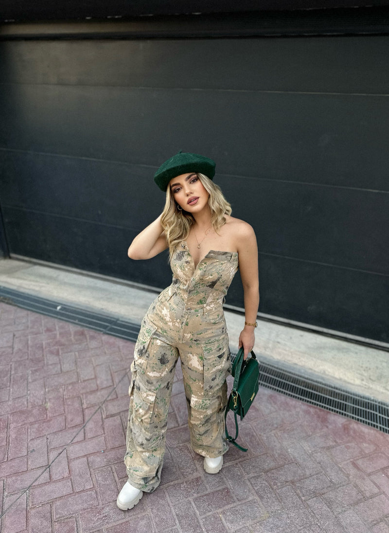 JUMPSUIT BUST USHTARAK STIL CARGO