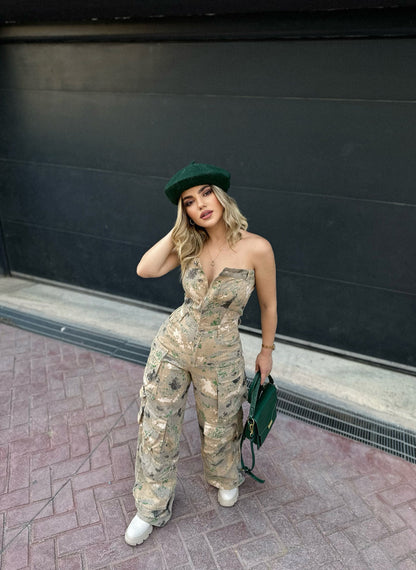 JUMPSUIT BUST USHTARAK STIL CARGO