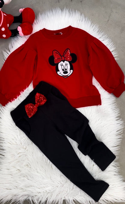 KOSTUM BLUZE DHE STRECE ME MINNIE MOUSE