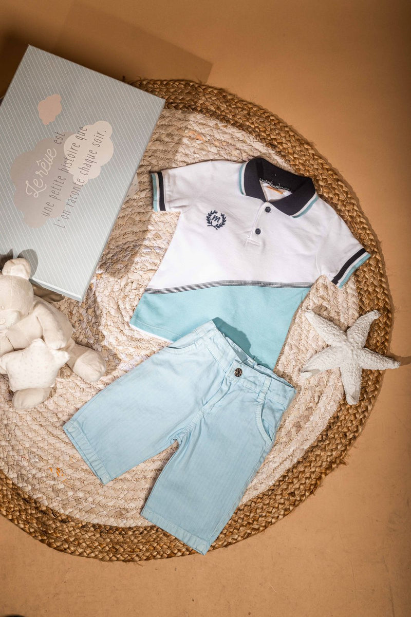 KOSTUM BLUZE ME KRAHE TE SHKURTER DHE XHINSE