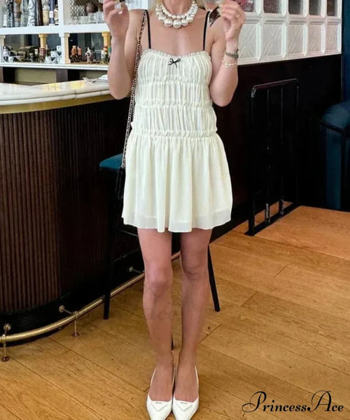 Ruched Cami Stylish Mini Dress