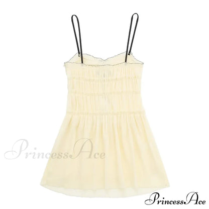 Ruched Cami Stylish Mini Dress