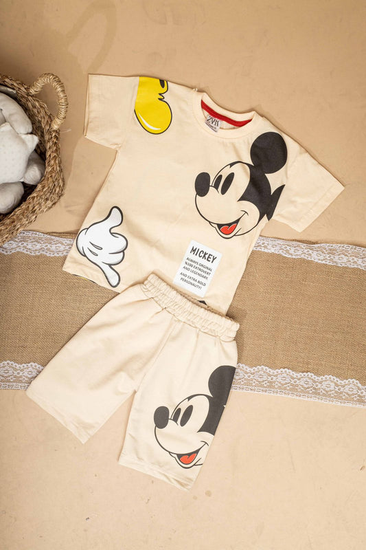 SET BLUZE DHE PANTALLONA TE SHKURTER ME MICKEY MOUSE