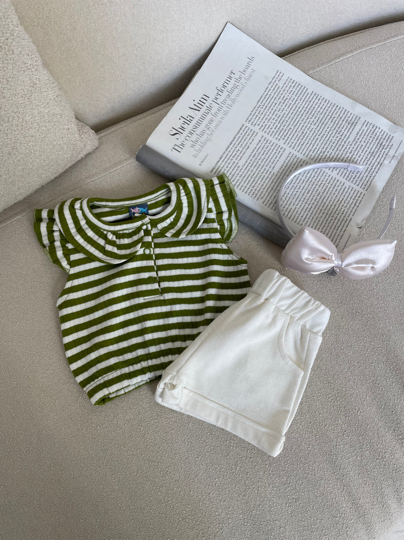 SET BLUZE ME VIJA DHE PANTALLONA TE SHKURTER
