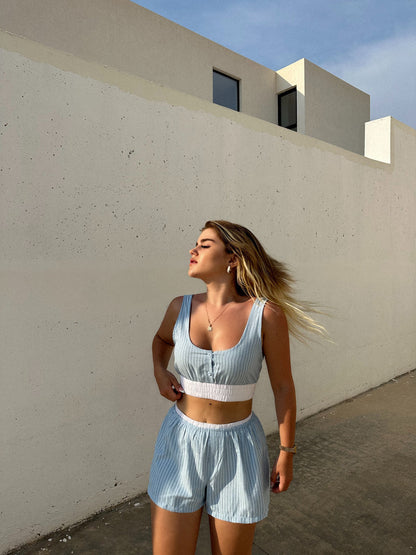 SET CROP DHE PANTALLONA