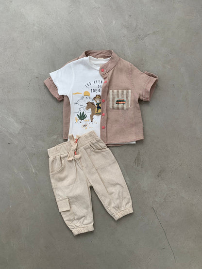 SET KEMISHE BLUZE DHE PANTALLONA