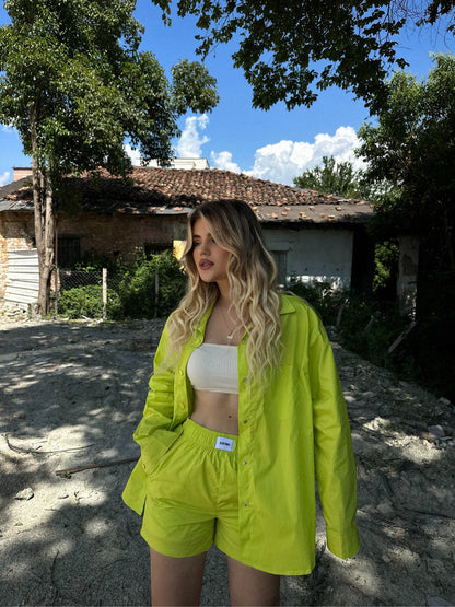 SET KEMISHE DHE PANTALLONA TE SHKURTERA