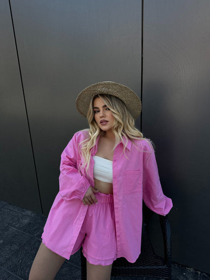 SET KEMISHE ME PANTALLONA TE SHKURTERA