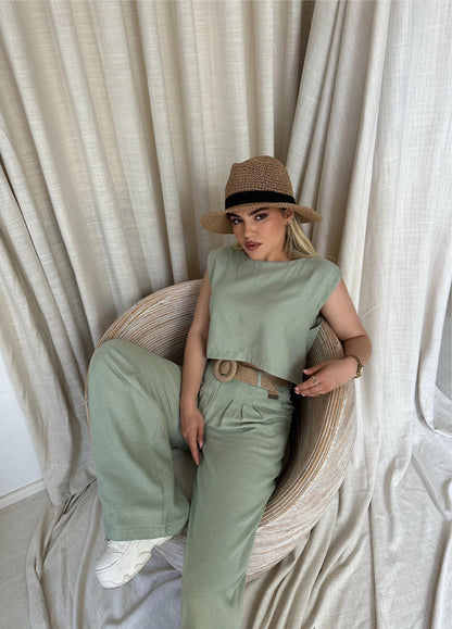 SET LINO CROP DHE PANTALLONA TE GJATA
