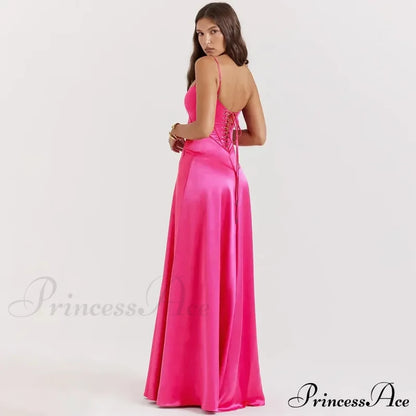 Sexy Bandage Lace Up Sleeveless Party Robe Maxi Dress