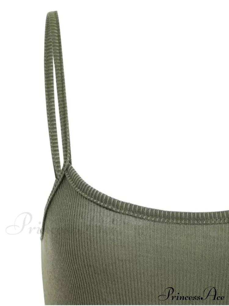 Slip Bodycon Ribbed Slit Dress Dresses