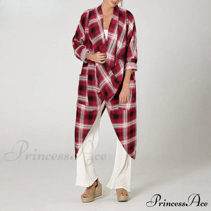 Solid Asymmetrical Cowl Neck Blouse