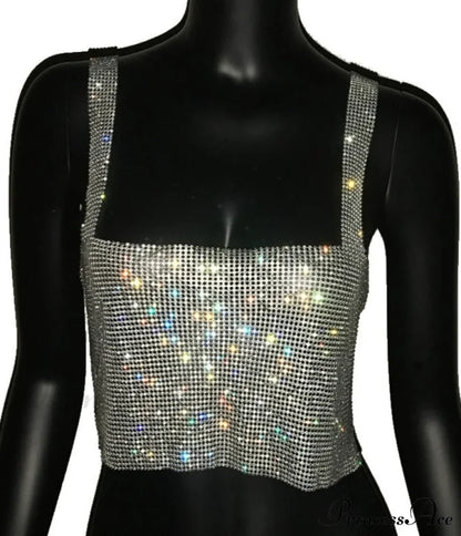 Wendy Top With Rhinestones Tops & Blouses